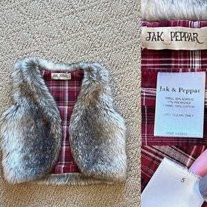 VEST! All items purchased new;only worn by my daughters.S/F & P/F home.